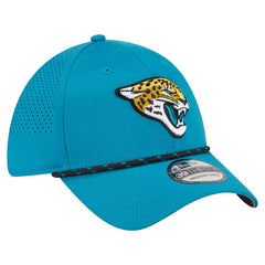 Jacksonville Jaguars New Era Perforated 39THIRTY Flex Hat Teal - NFL