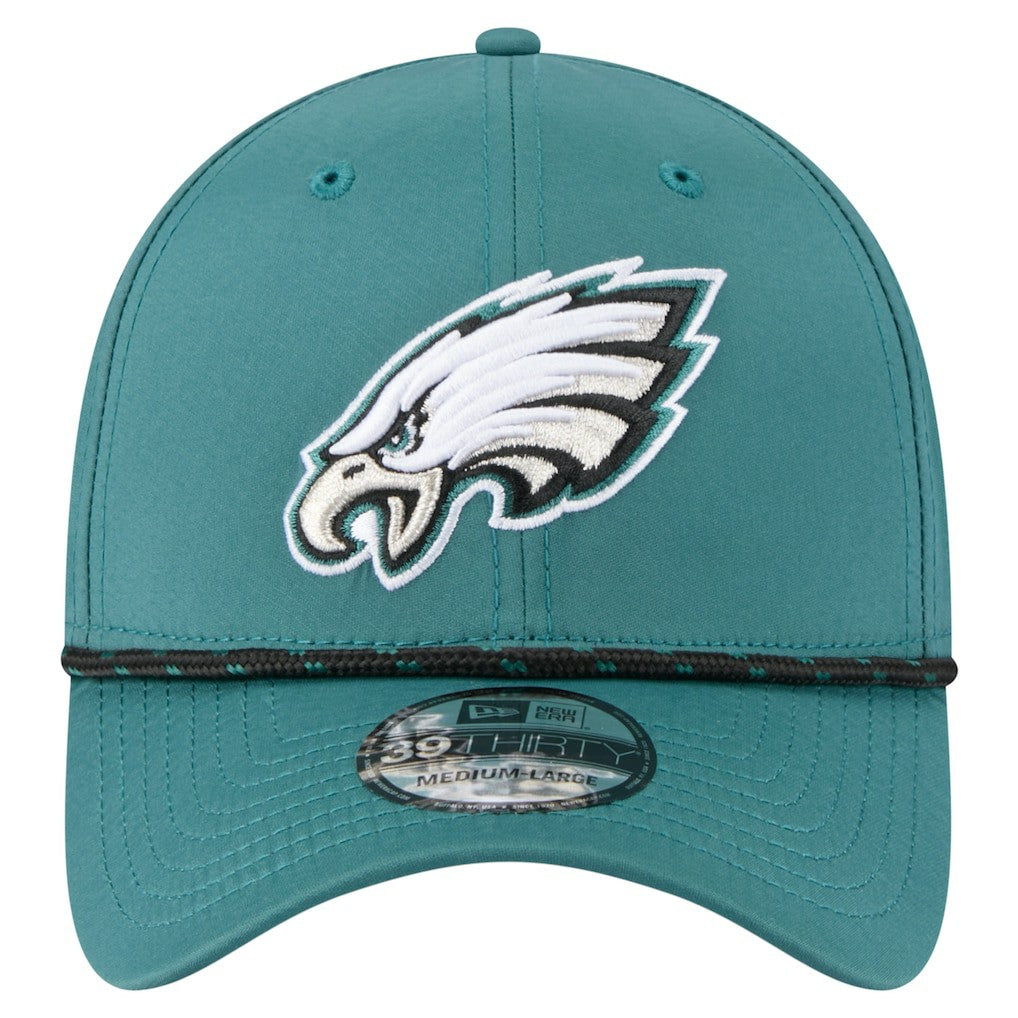 Philadelphia Eagles New Era Perforated 39THIRTY Flex Hat Midnight Green - NFL
