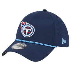 Tennessee Titans New Era Perforated 39THIRTY Flex Hat Navy - NFL