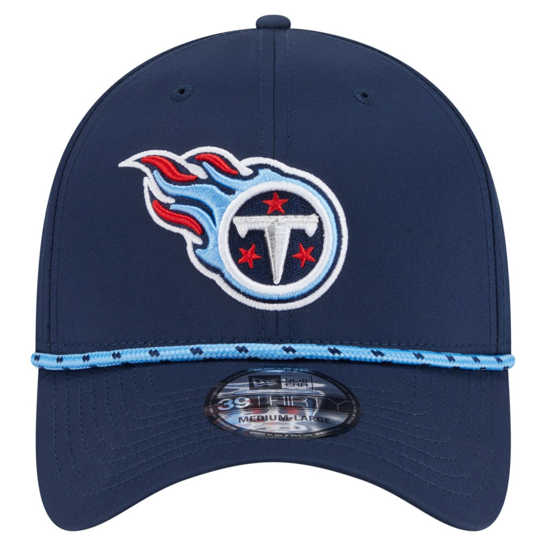 Tennessee Titans New Era Perforated 39THIRTY Flex Hat Navy - NFL
