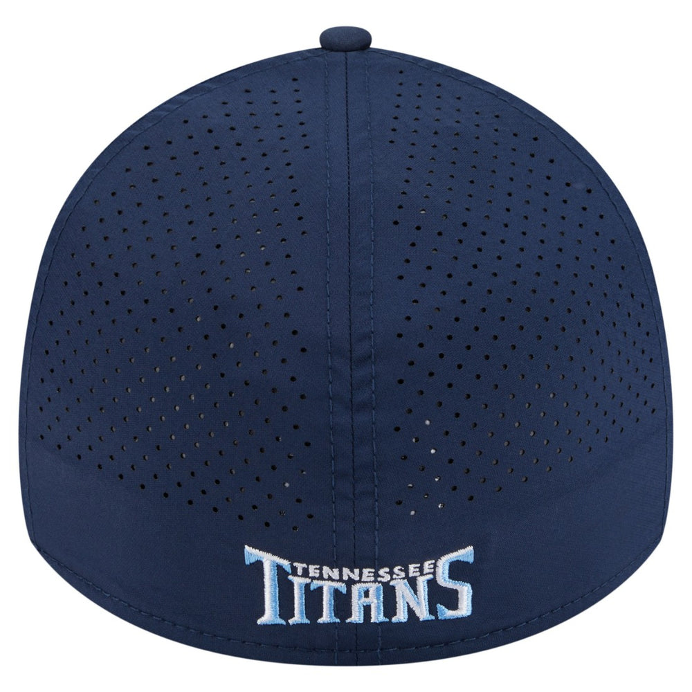 Tennessee Titans New Era Perforated 39THIRTY Flex Hat Navy - NFL