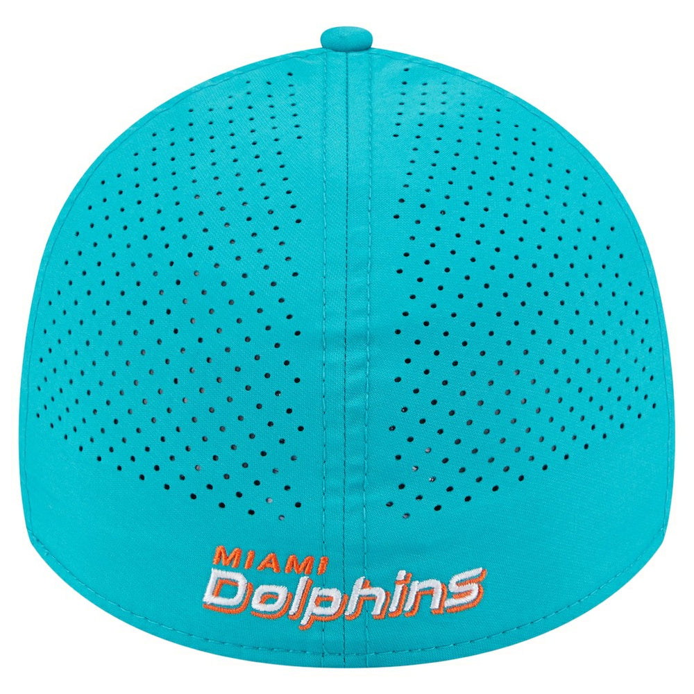 Miami Dolphins New Era Perforated 39THIRTY Flex Hat Aqua - NFL