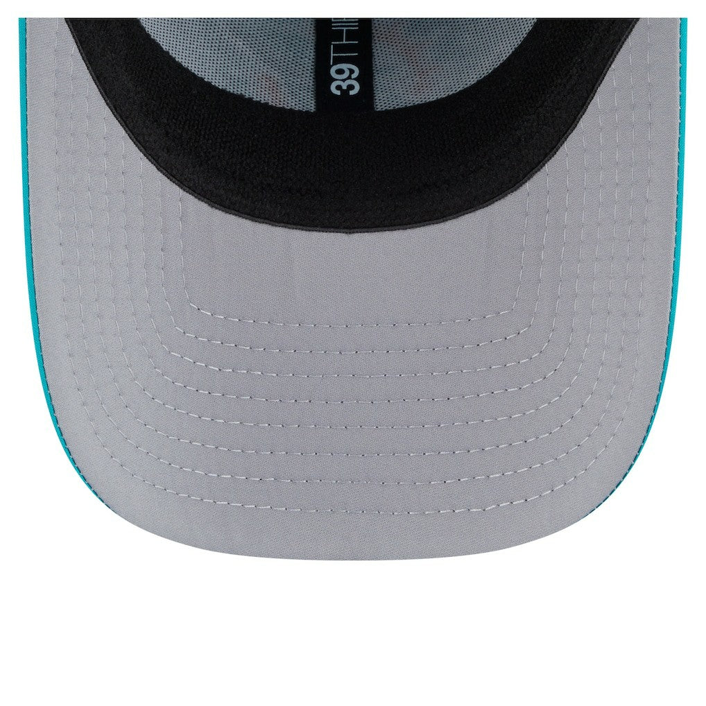 Miami Dolphins New Era Perforated 39THIRTY Flex Hat Aqua - NFL
