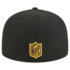 Pittsburgh Steelers New Era Tri-Hit 59FIFTY Fitted Hat Black - NFL