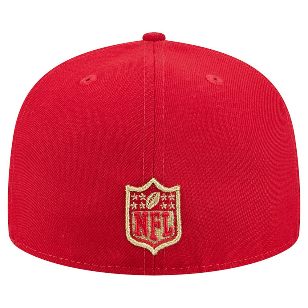 San Francisco 49ers New Era Tri-Hit 59FIFTY Fitted Hat Scarlet - NFL