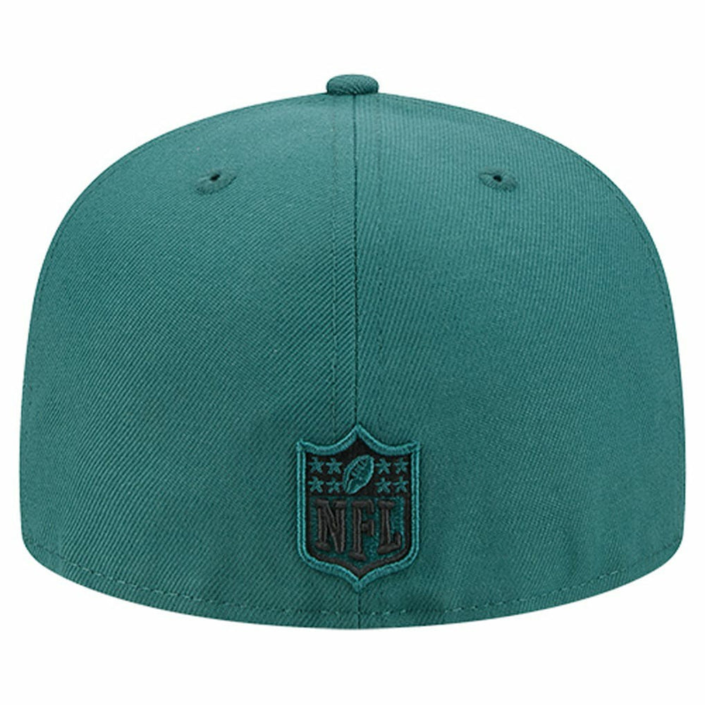 Philadelphia Eagles New Era Tri-Hit 59FIFTY Fitted Hat Midnight Green - NFL