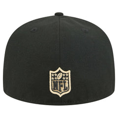 New Orleans Saints New Era Tri-Hit 59FIFTY Fitted Hat Black - NFL