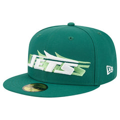 New York Jets New Era Tri-Hit 59FIFTY Fitted Hat Green - NFL