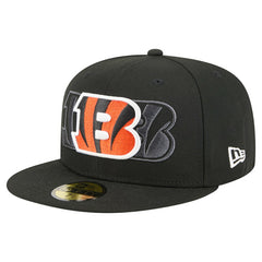 Cincinnati Bengals New Era Tri-Hit 59FIFTY Fitted Hat Black - NFL