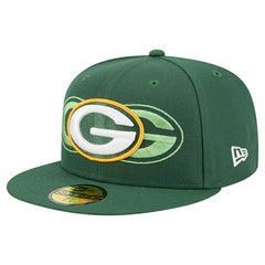 Green Bay Packers New Era Tri-Hit 59FIFTY Fitted Hat Green - NFL