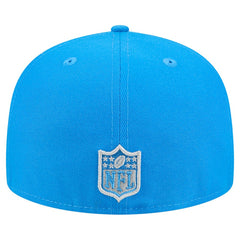 Detroit Lions New Era Tri-Hit 59FIFTY Fitted Hat Blue - NFL