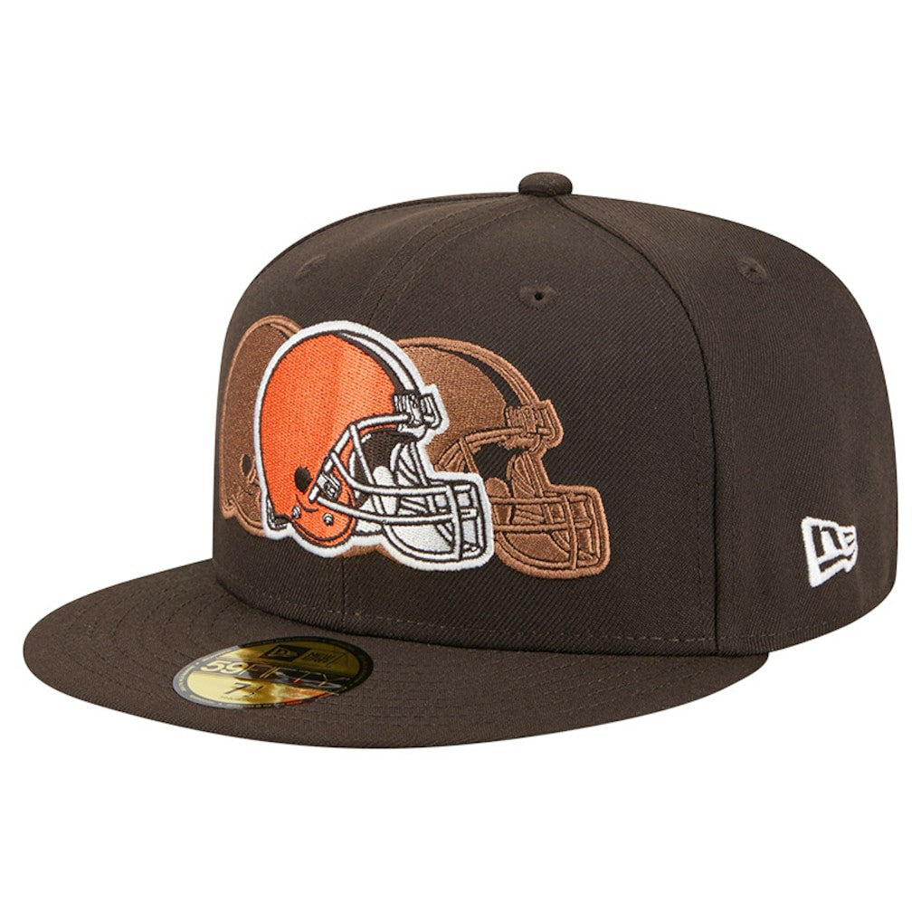 Cleveland Browns New Era Tri-Hit 59FIFTY Fitted Hat Brown - NFL