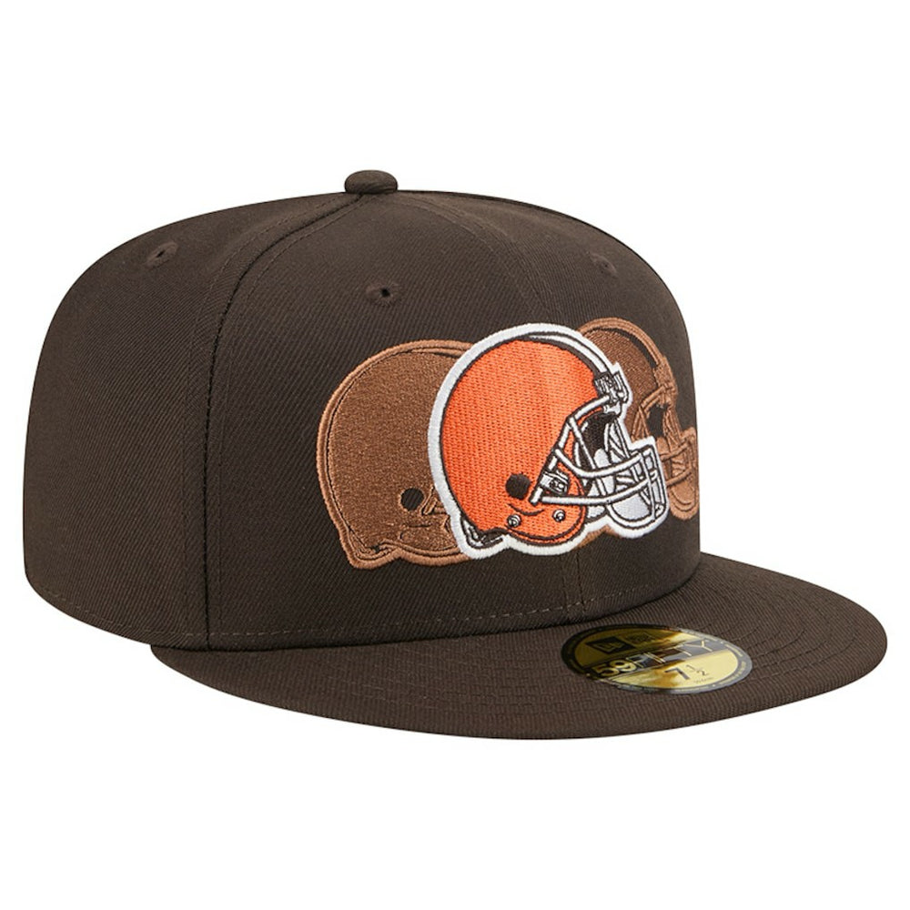 Cleveland Browns New Era Tri-Hit 59FIFTY Fitted Hat Brown - NFL
