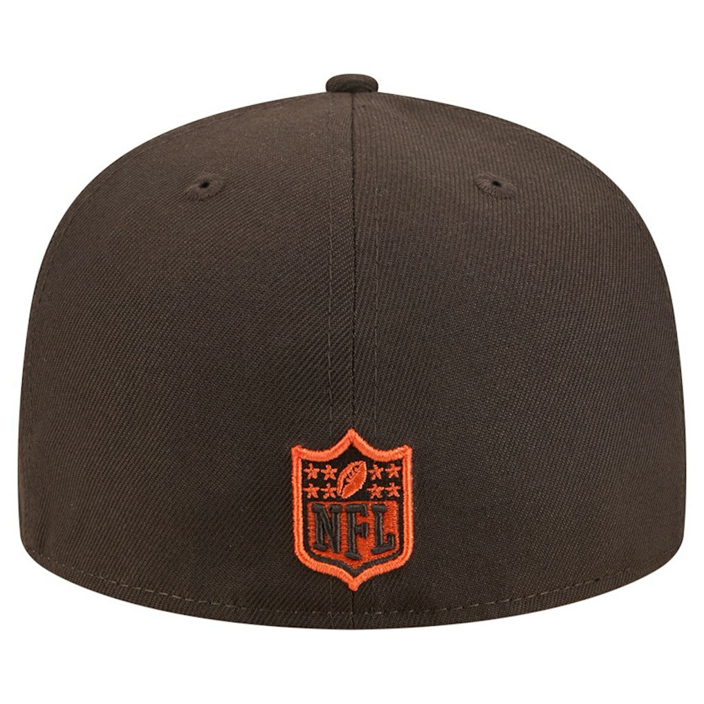 Cleveland Browns New Era Tri-Hit 59FIFTY Fitted Hat Brown - NFL