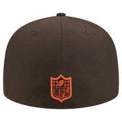 Cleveland Browns New Era Tri-Hit 59FIFTY Fitted Hat Brown - NFL