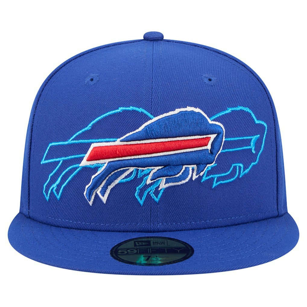 Buffalo Bills New Era Tri-Hit 59FIFTY Fitted Hat Royal - NFL