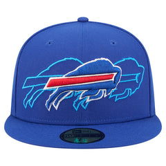 Buffalo Bills New Era Tri-Hit 59FIFTY Fitted Hat Royal - NFL