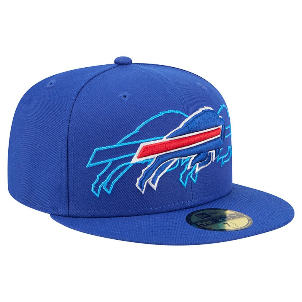 Buffalo Bills New Era Tri-Hit 59FIFTY Fitted Hat Royal - NFL