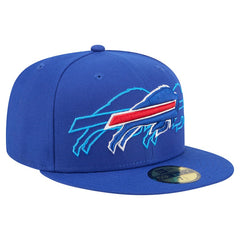 Buffalo Bills New Era Tri-Hit 59FIFTY Fitted Hat Royal - NFL