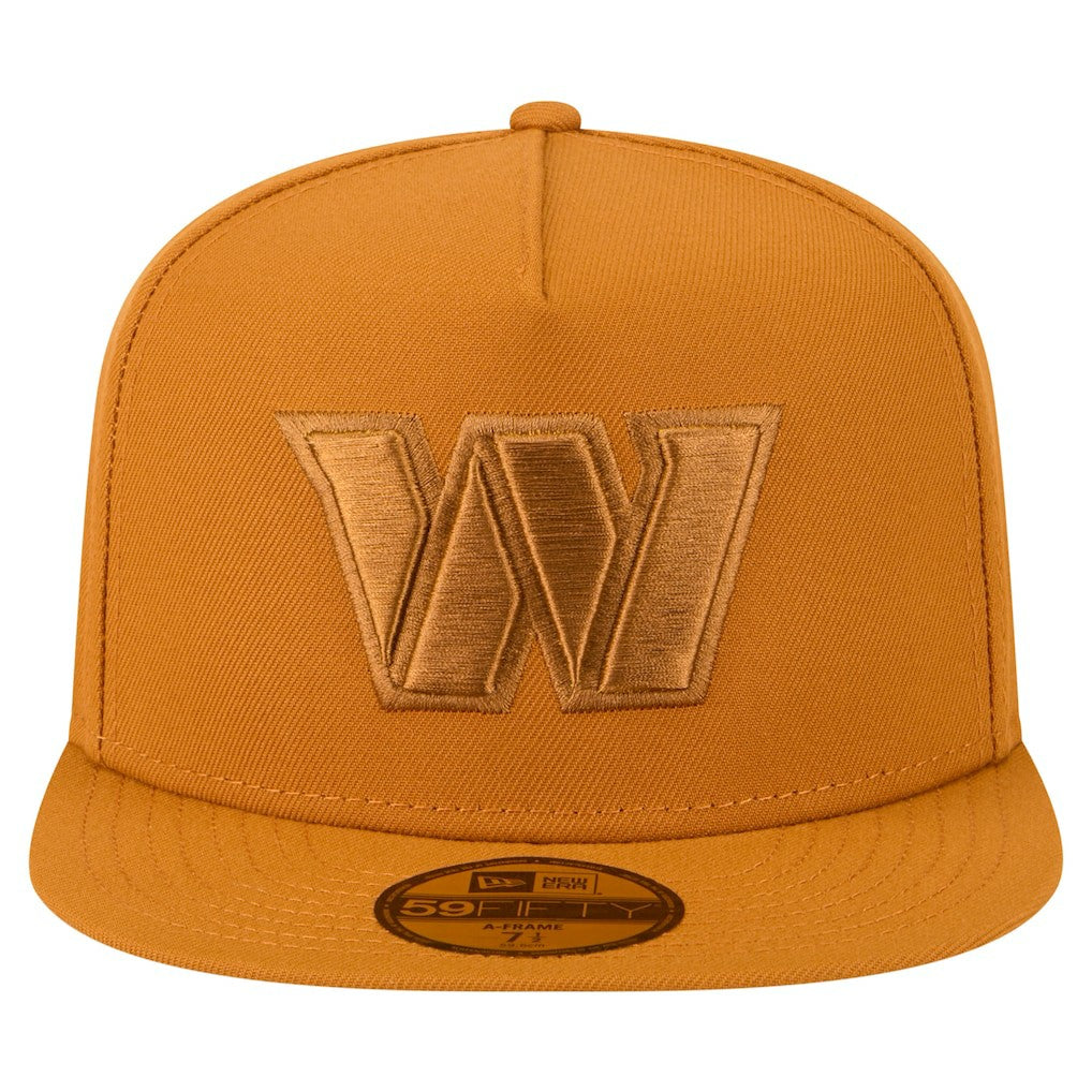 Washington Commanders New Era Color Pack A-Frame 59FIFTY Fitted Hat Brown - NFL