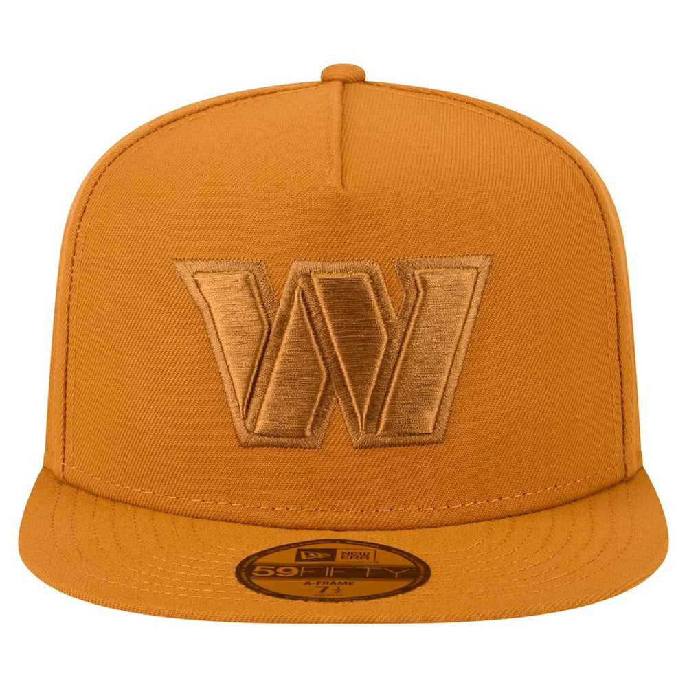 Washington Commanders New Era Color Pack A-Frame 59FIFTY Fitted Hat Brown - NFL