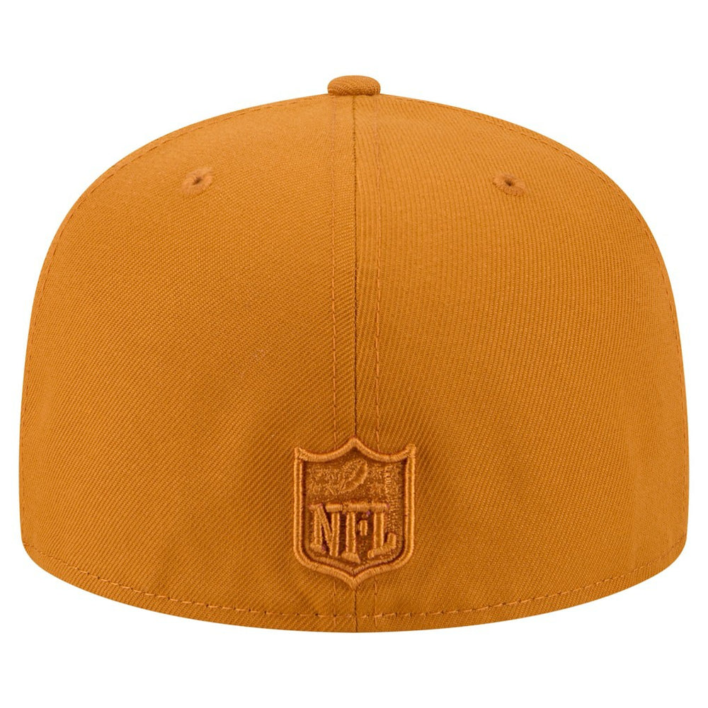 Baltimore Ravens New Era Color Pack A-Frame 59FIFTY Fitted Hat Brown - NFL