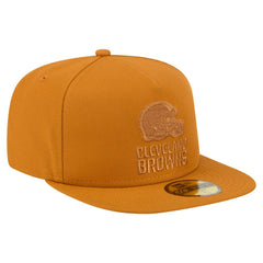 Cleveland Browns New Era Color Pack A-Frame 59FIFTY Fitted Hat Brown - NFL