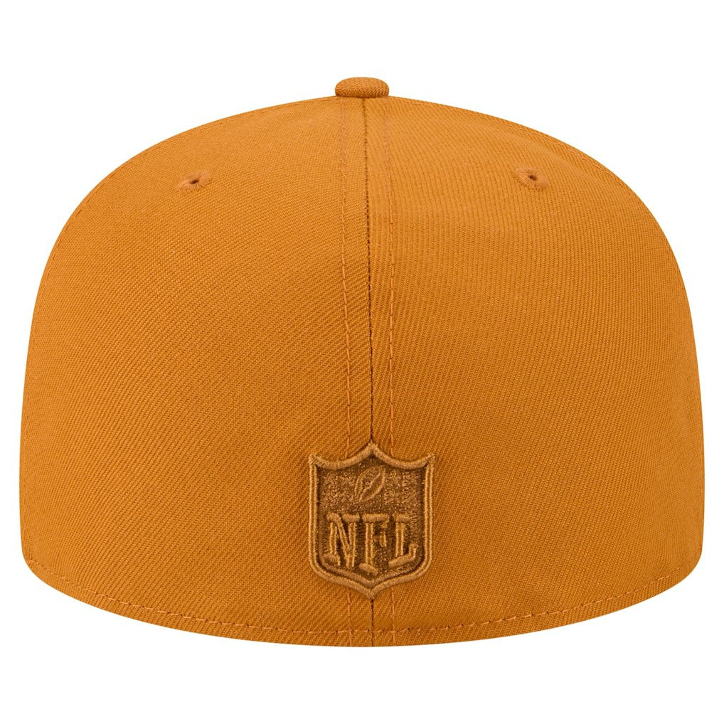 Miami Dolphins New Era Color Pack A-Frame 59FIFTY Fitted Hat Brown - NFL