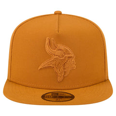 Minnesota Vikings New Era Color Pack A-Frame 59FIFTY Fitted Hat Brown - NFL