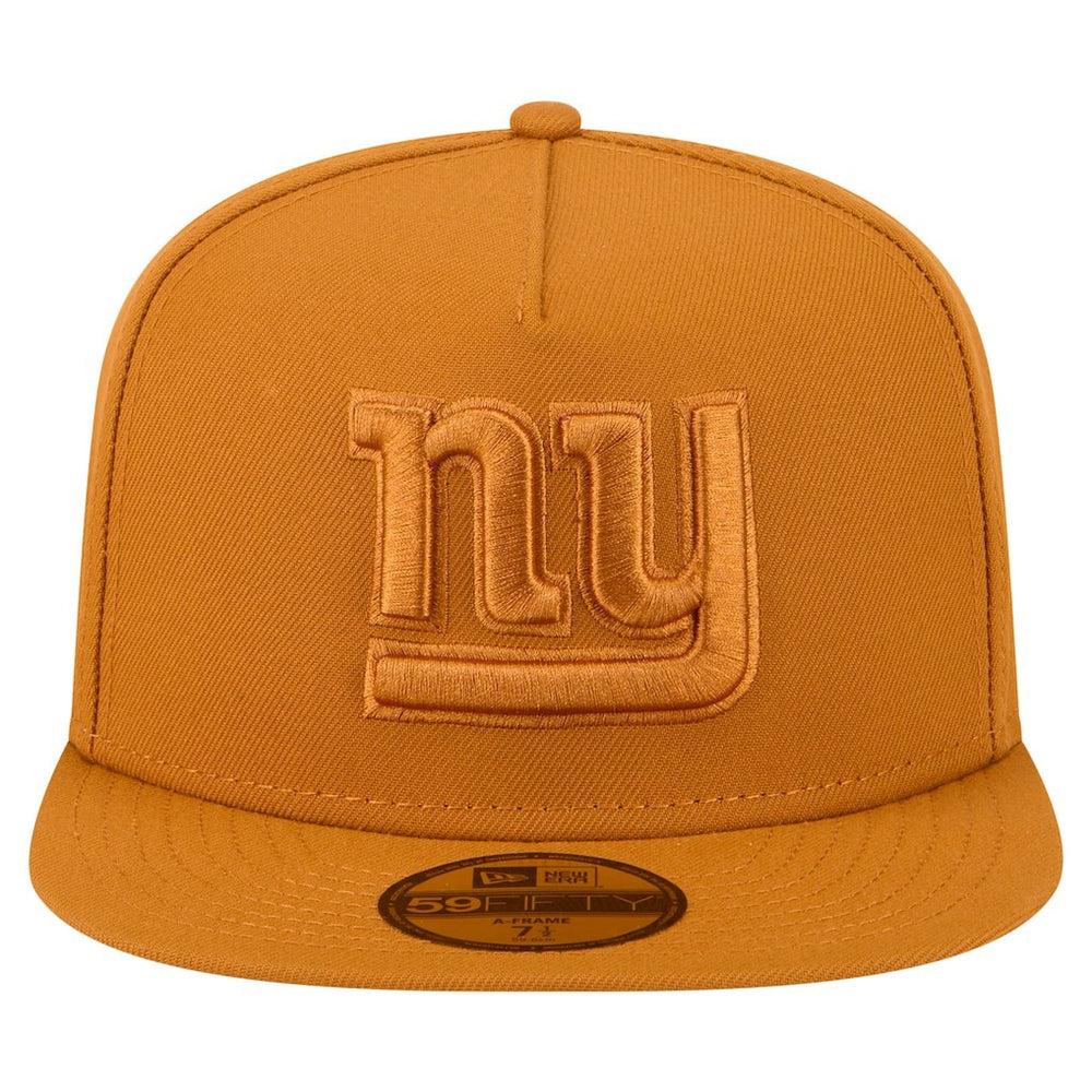 New York Giants New Era Color Pack A-Frame 59FIFTY Fitted Hat Brown - NFL