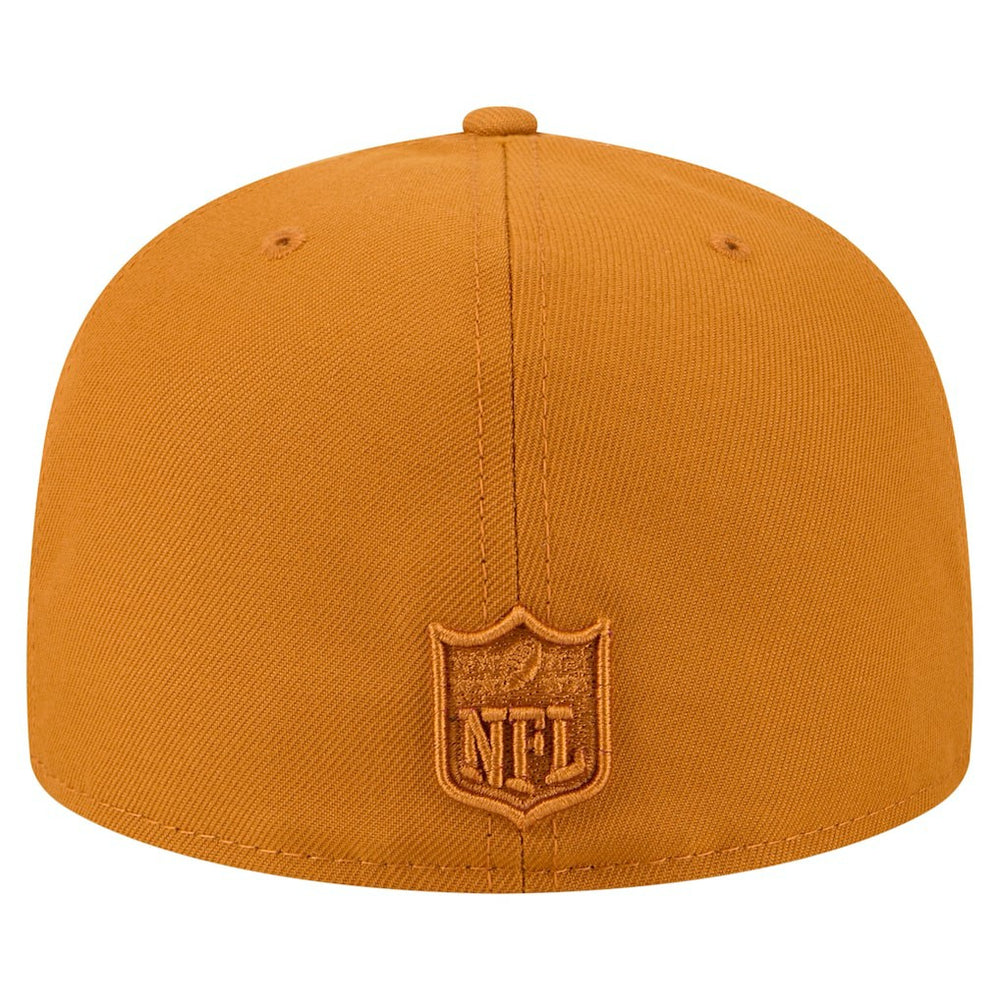 Detroit Lions New Era Color Pack A-Frame 59FIFTY Fitted Hat Brown - NFL