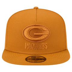 Green Bay Packers New Era Color Pack A-Frame 59FIFTY Fitted Hat Brown - NFL