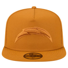 Los Angeles Chargers New Era Color Pack A-Frame 59FIFTY Fitted Hat Brown - NFL