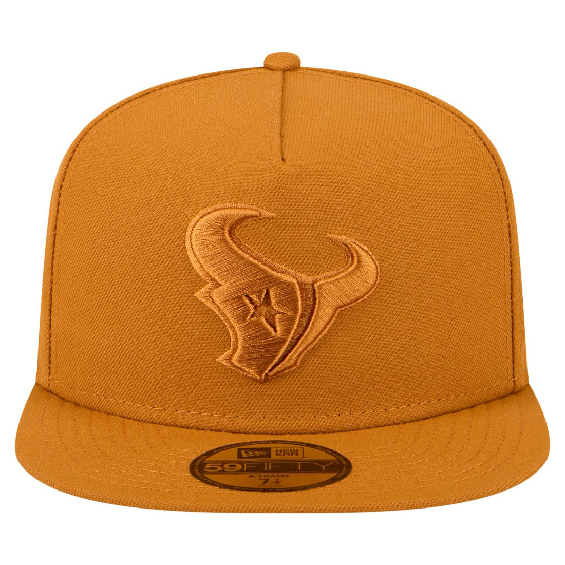 Houston Texans New Era Color Pack A-Frame 59FIFTY Fitted Hat Brown - NFL