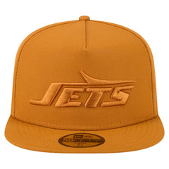 New York Jets New Era Color Pack A-Frame 59FIFTY Fitted Hat Brown - NFL