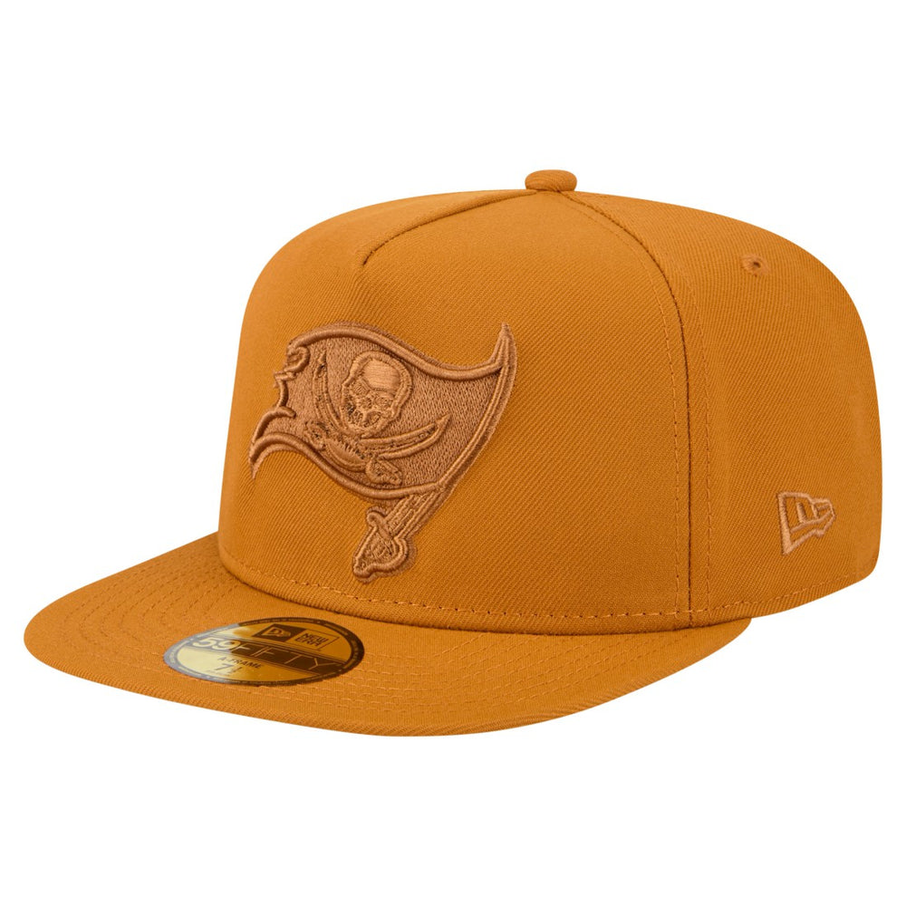 Tampa Bay Buccaneers New Era Color Pack A-Frame 59FIFTY Fitted Hat Brown - NFL