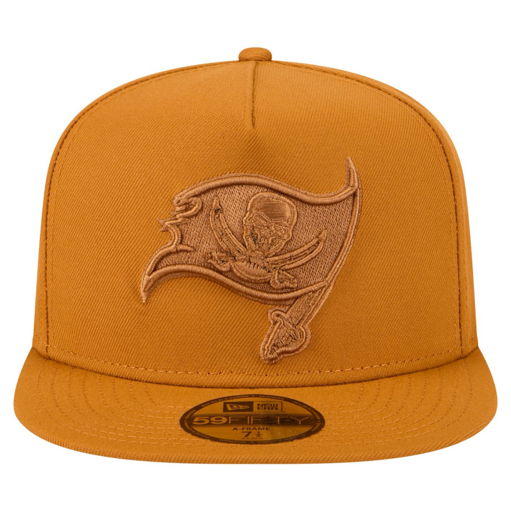 Tampa Bay Buccaneers New Era Color Pack A-Frame 59FIFTY Fitted Hat Brown - NFL