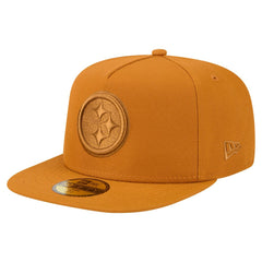 Pittsburgh Steelers New Era Color Pack A-Frame 59FIFTY Fitted Hat Brown - NFL
