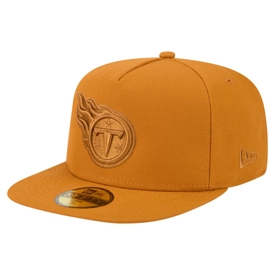 Tennessee Titans New Era Color Pack A-Frame 59FIFTY Fitted Hat Brown - NFL