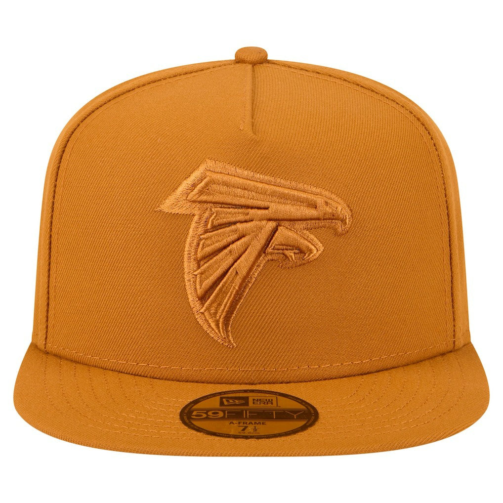 Atlanta Falcons New Era Color Pack A-Frame 59FIFTY Fitted Hat Brown - NFL