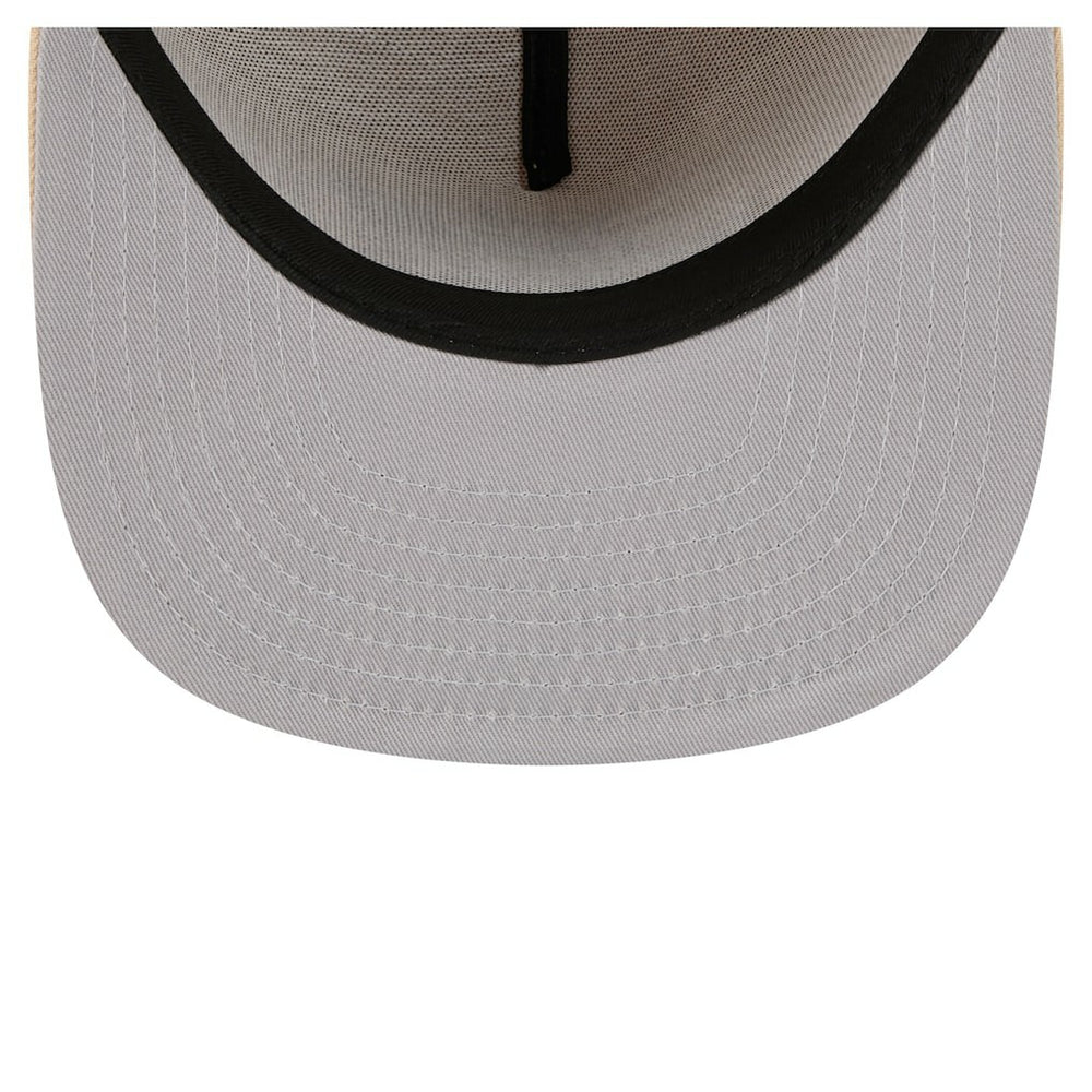 Miami Dolphins New Era Color Pack A-Frame 59FIFTY Fitted Hat Light Beige - NFL