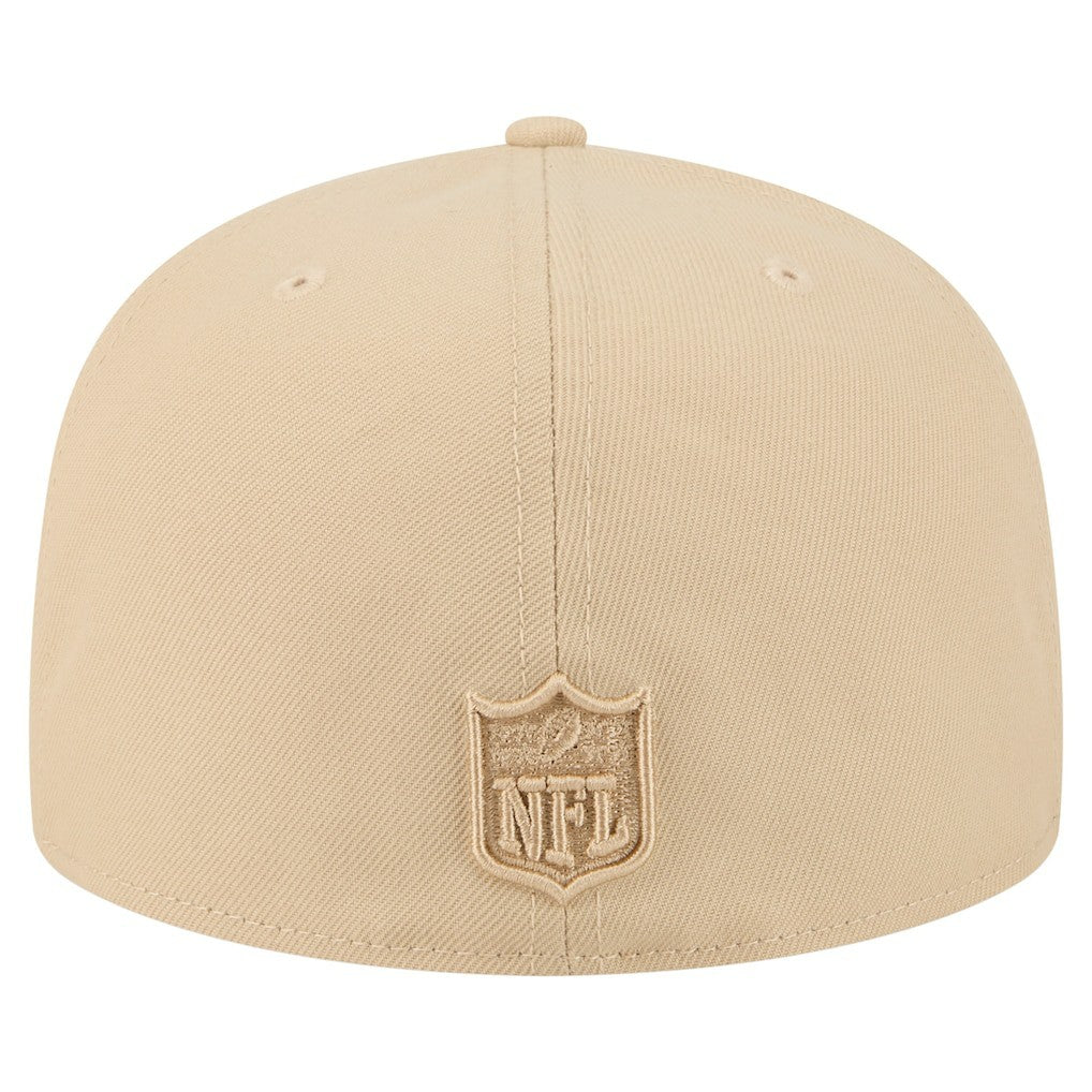 New Orleans Saints New Era Color Pack A-Frame 59FIFTY Fitted Hat Light Beige - NFL