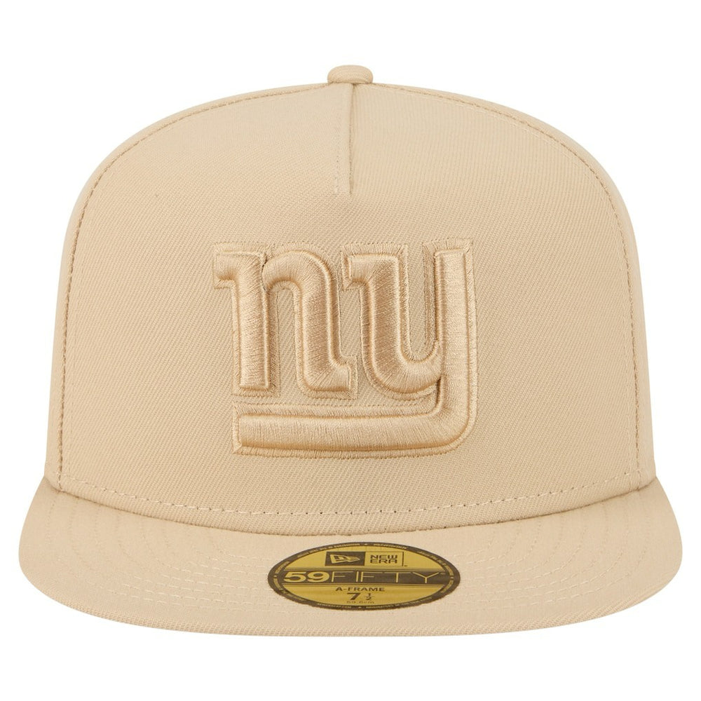 New York Giants New Era Color Pack A-Frame 59FIFTY Fitted Hat Light Beige - NFL