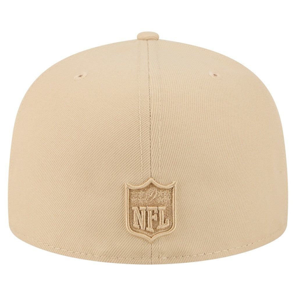 New York Giants New Era Color Pack A-Frame 59FIFTY Fitted Hat Light Beige - NFL