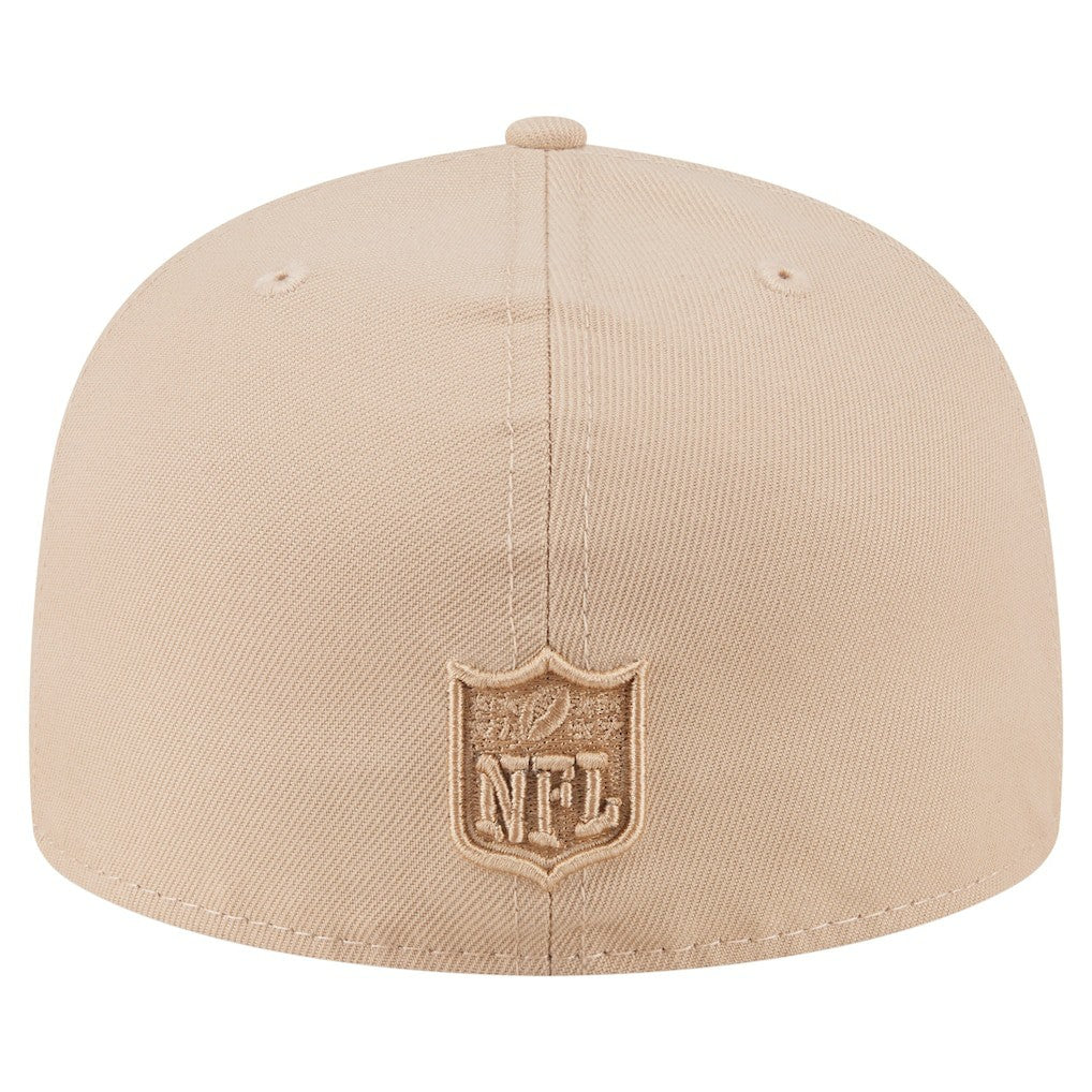 Philadelphia Eagles New Era Color Pack A-Frame 59FIFTY Fitted Hat Light Beige - NFL