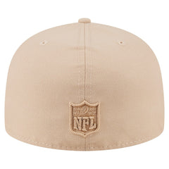Philadelphia Eagles New Era Color Pack A-Frame 59FIFTY Fitted Hat Light Beige - NFL