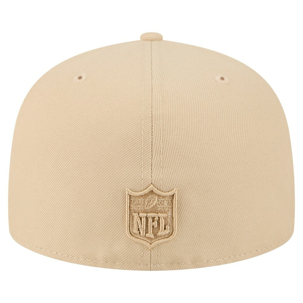 Pittsburgh Steelers New Era Color Pack A-Frame 59FIFTY Fitted Hat Beige - NFL