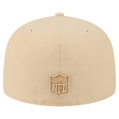 Pittsburgh Steelers New Era Color Pack A-Frame 59FIFTY Fitted Hat Beige - NFL
