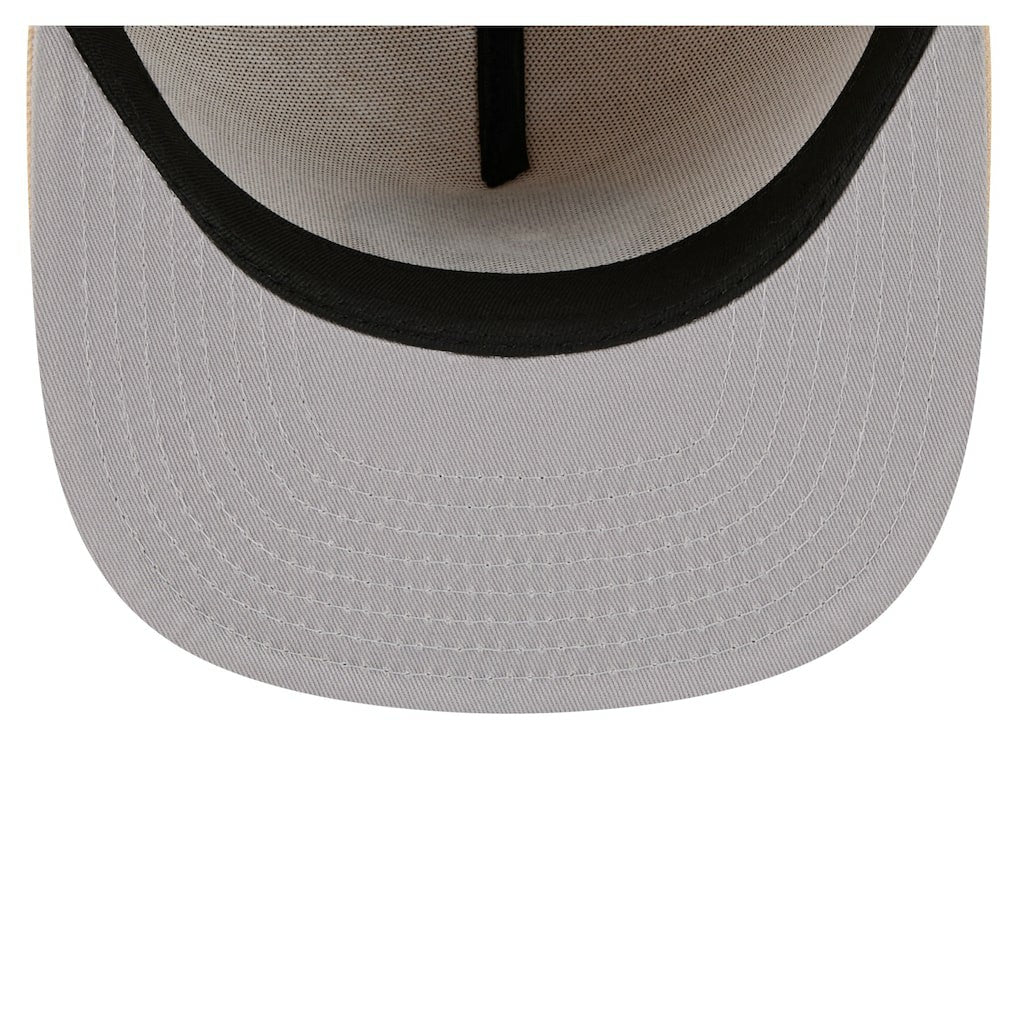 Pittsburgh Steelers New Era Color Pack A-Frame 59FIFTY Fitted Hat Beige - NFL