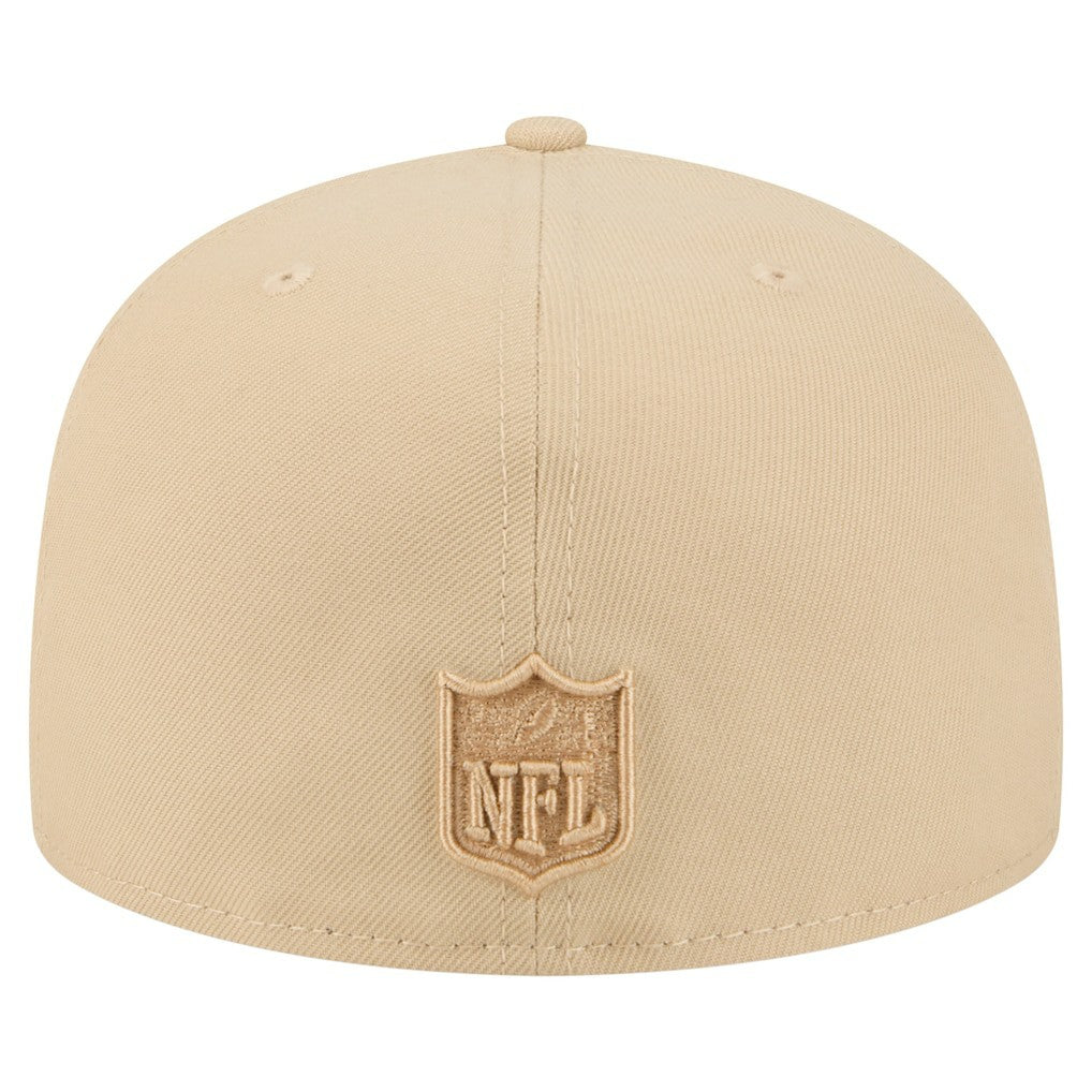 Cleveland Browns New Era Color Pack A-Frame 59FIFTY Fitted Hat Light Beige - NFL